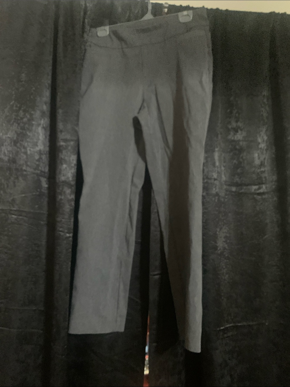Slim Straight Gray Chinos for women